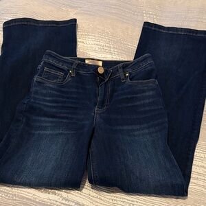 Kut from the Kloth Dark Blue Flare Jeans